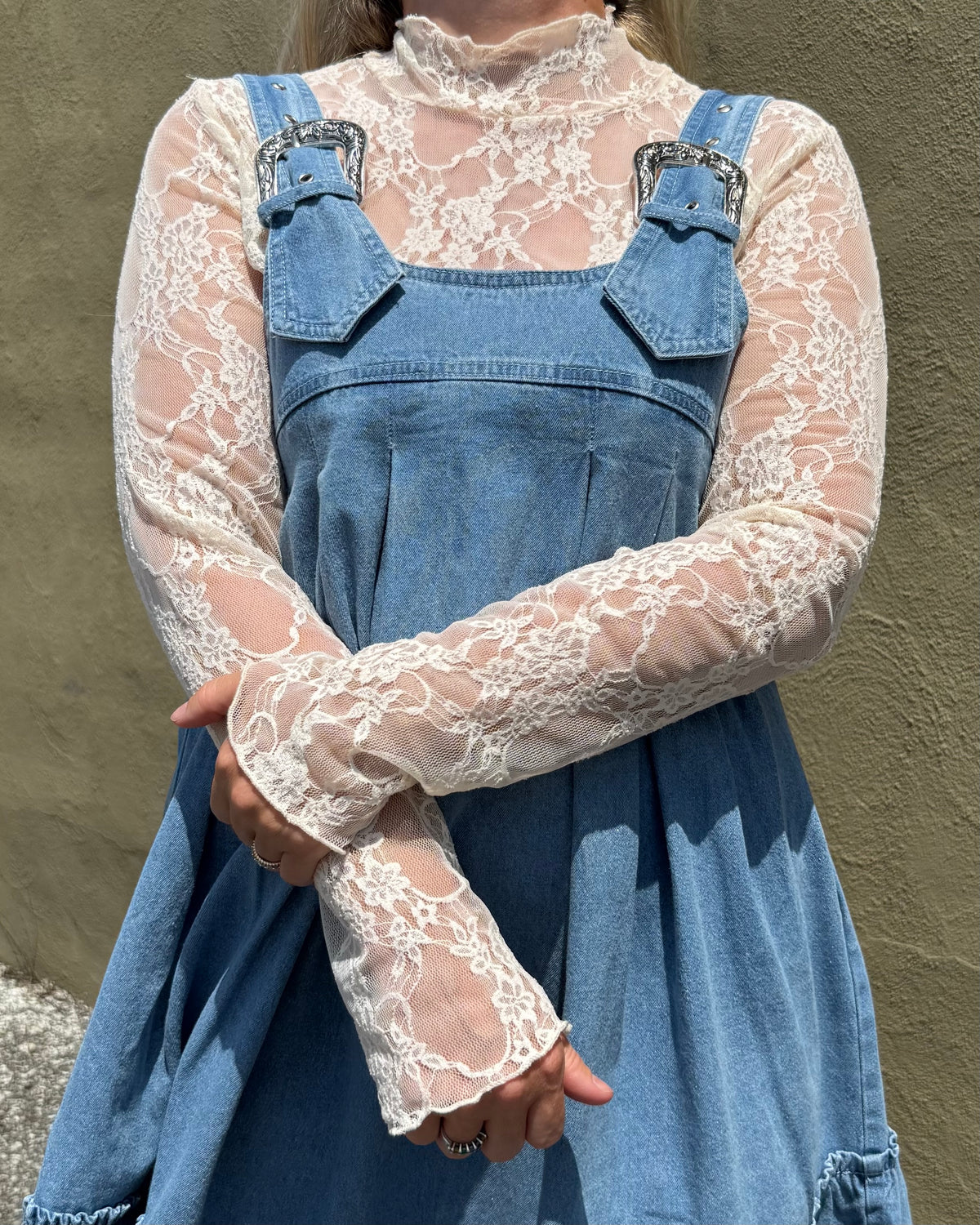 Lacebloom Long Sleeve Top