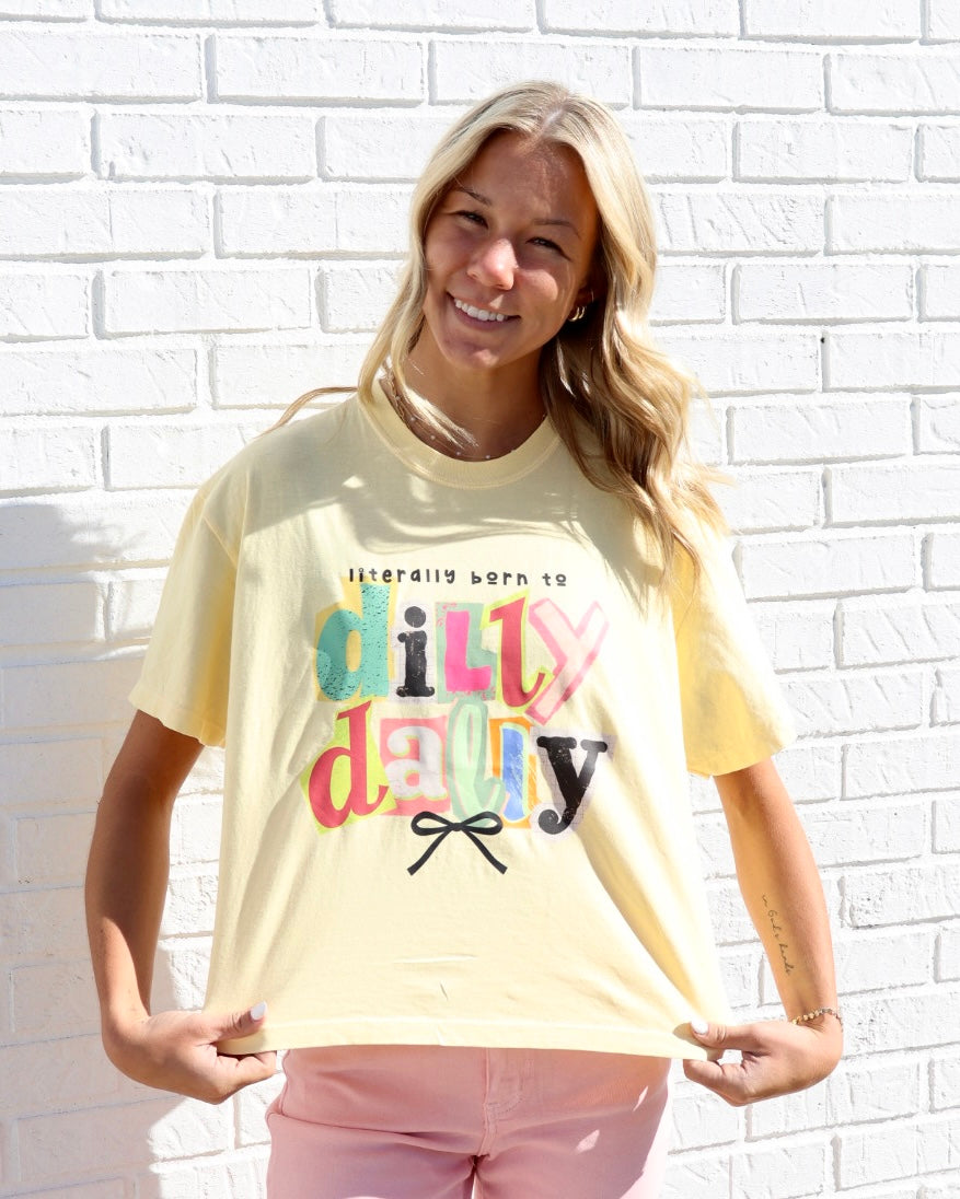 Dilly Dally Cropped Tee