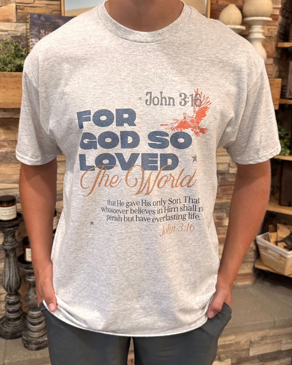 Men's Inspirational Graphics - God So Loved