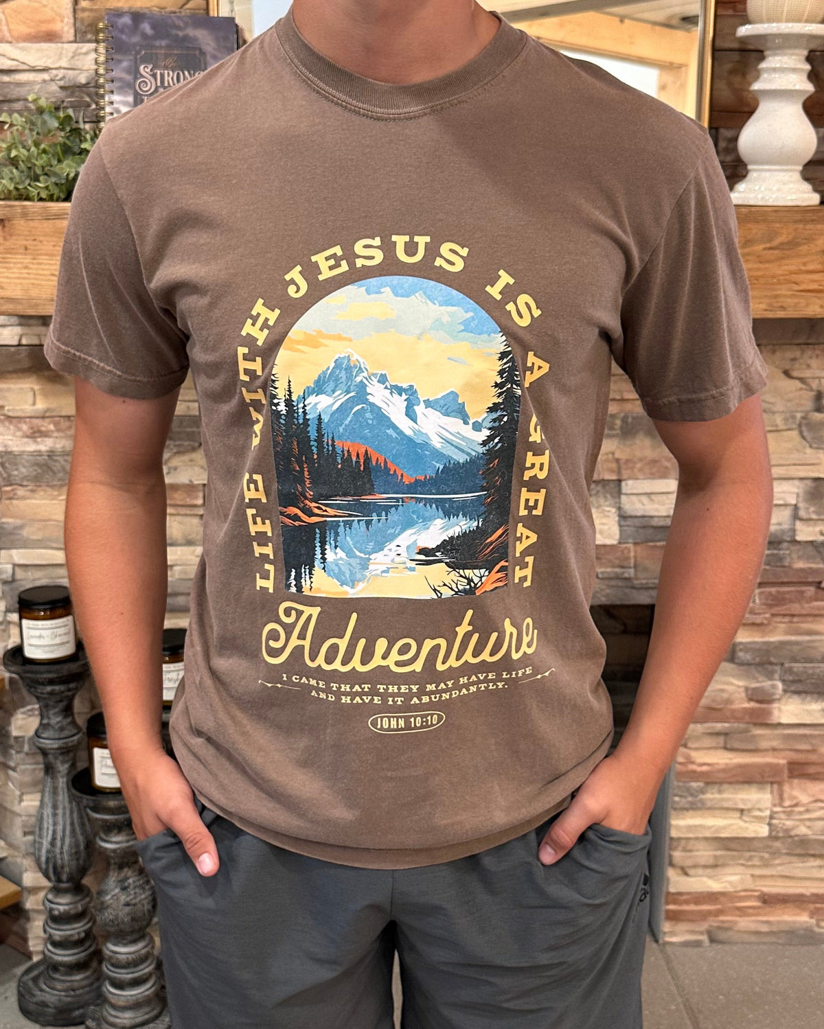 Men's Inspirational Graphics - Jesus Adventure