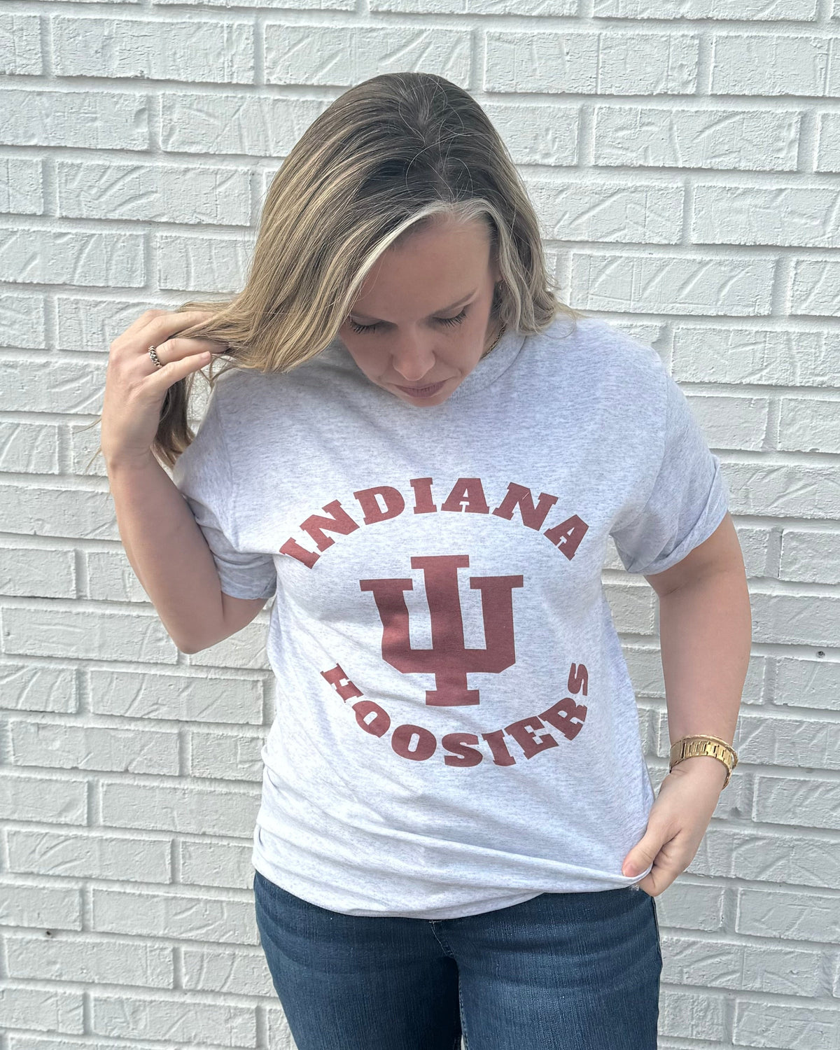 IU Curved Tee