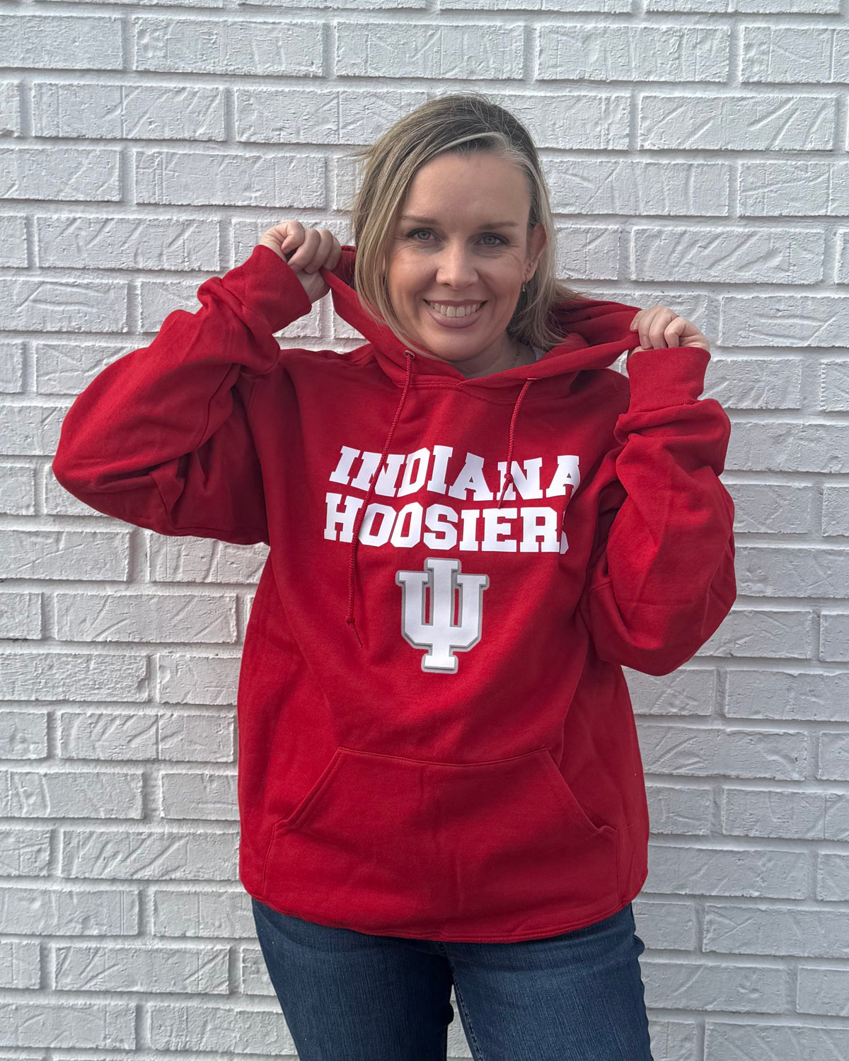 IU Logo Hoodie
