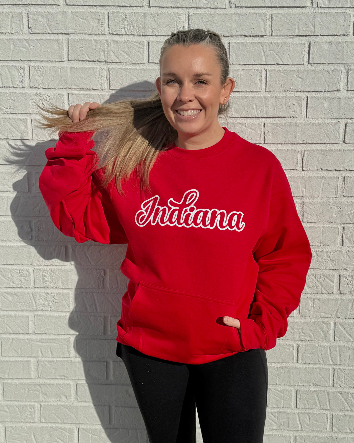 IU Fancy Crewneck w/ Pocket