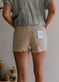 Frayed Hem Shorts