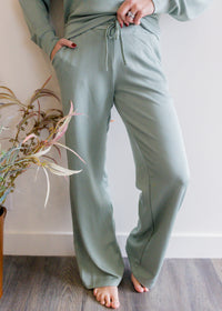 Drawstring Straight Pants