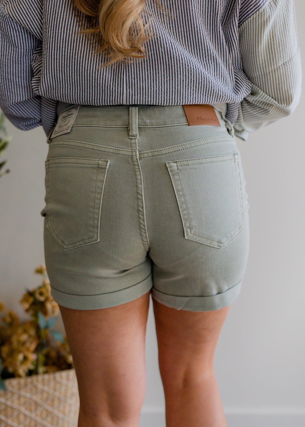 Shelby Cuffed Denim Short