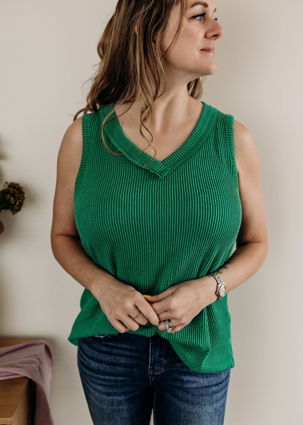 Casual V-Neck Tank