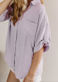 1/2 Sleeve Button Down