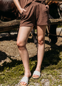 Cotton Slub Shorts