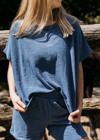 Cotton Slub Oversize Tee