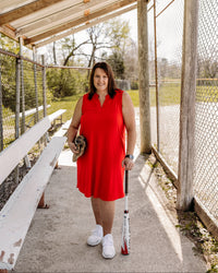 Plus Elegant Solid Dress