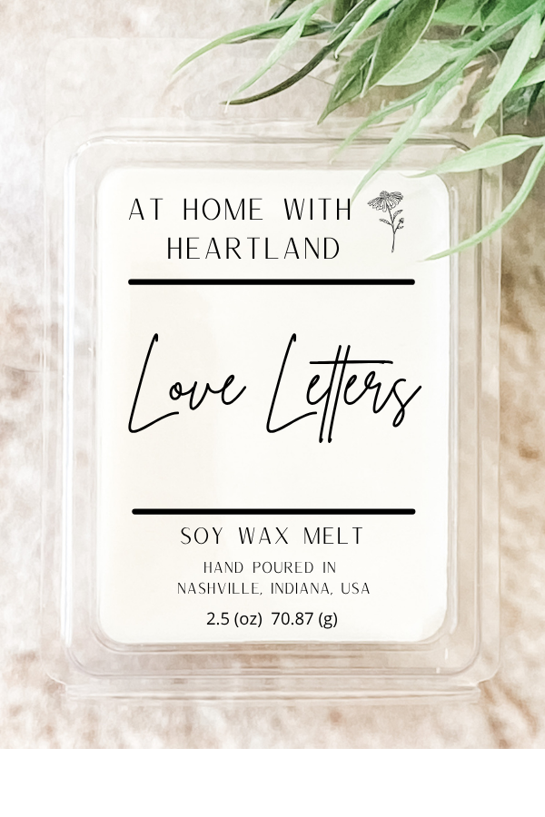 2.5oz Wax Melts - Love Letters