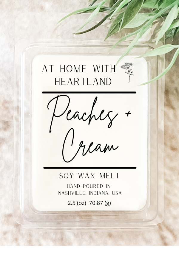 2.5oz Wax Melts - Peaches & Cream