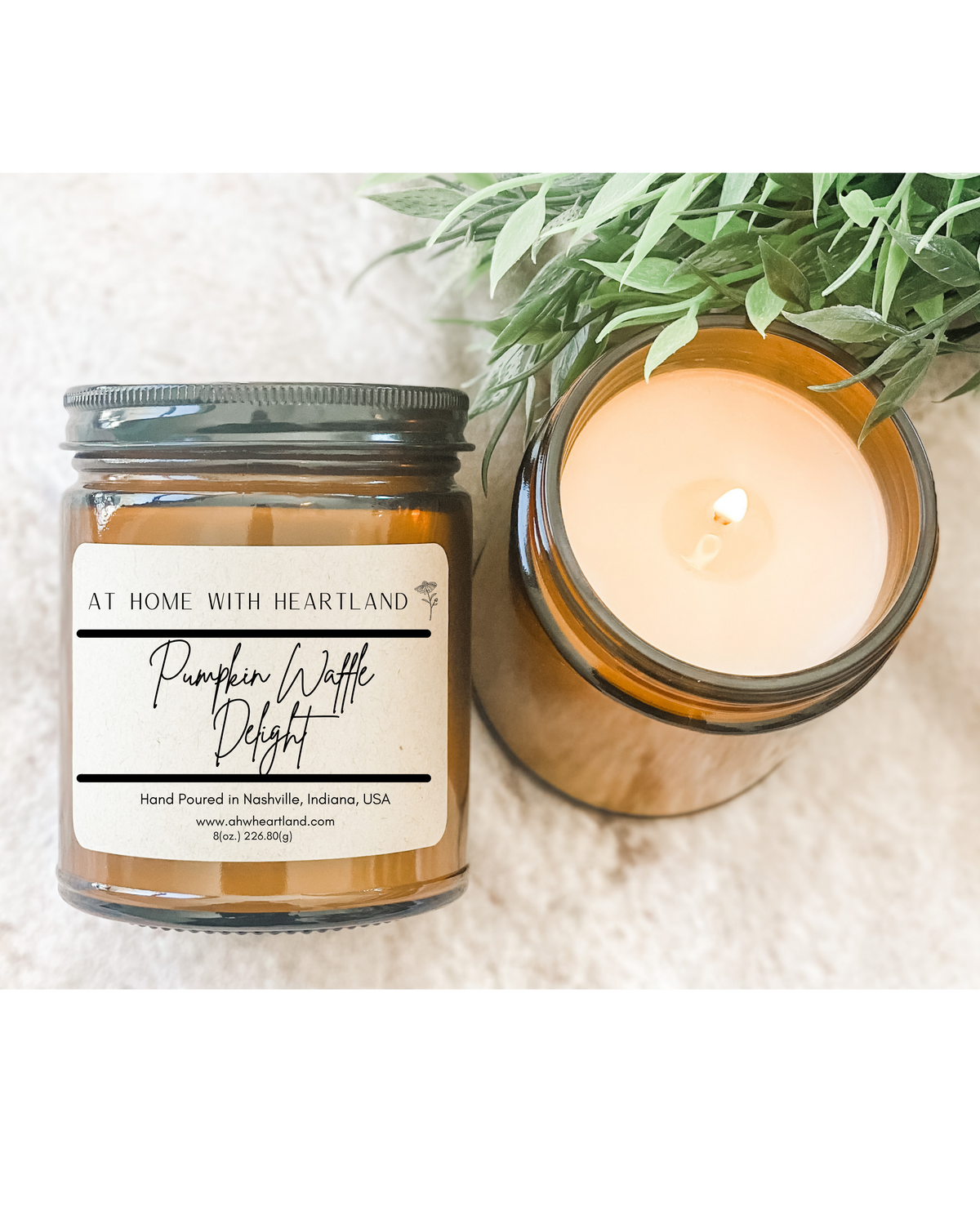 Soy Blend  Candles - Pumpkin Waffle Delight
