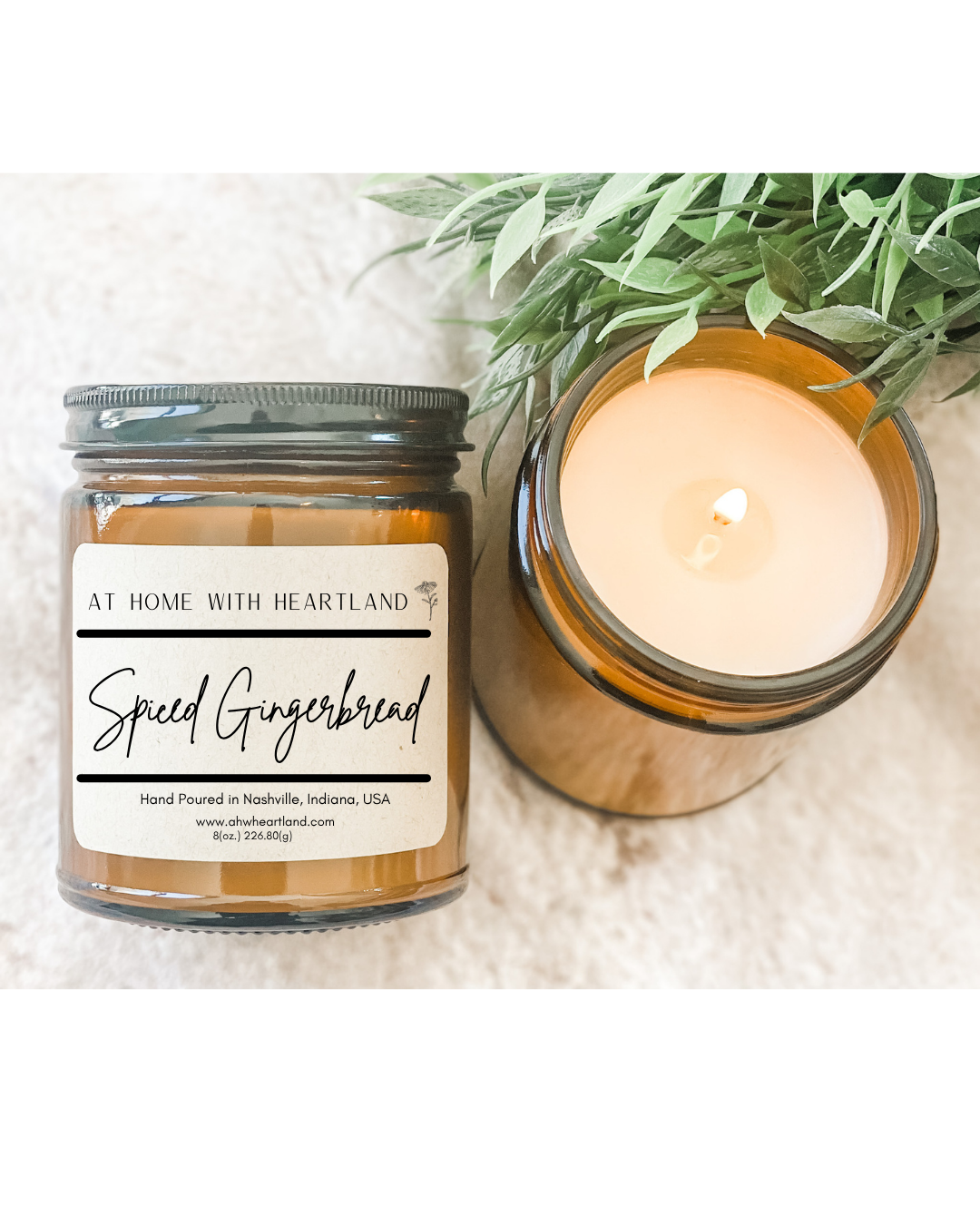 Soy Blend Candles - Spiced Gingerbread