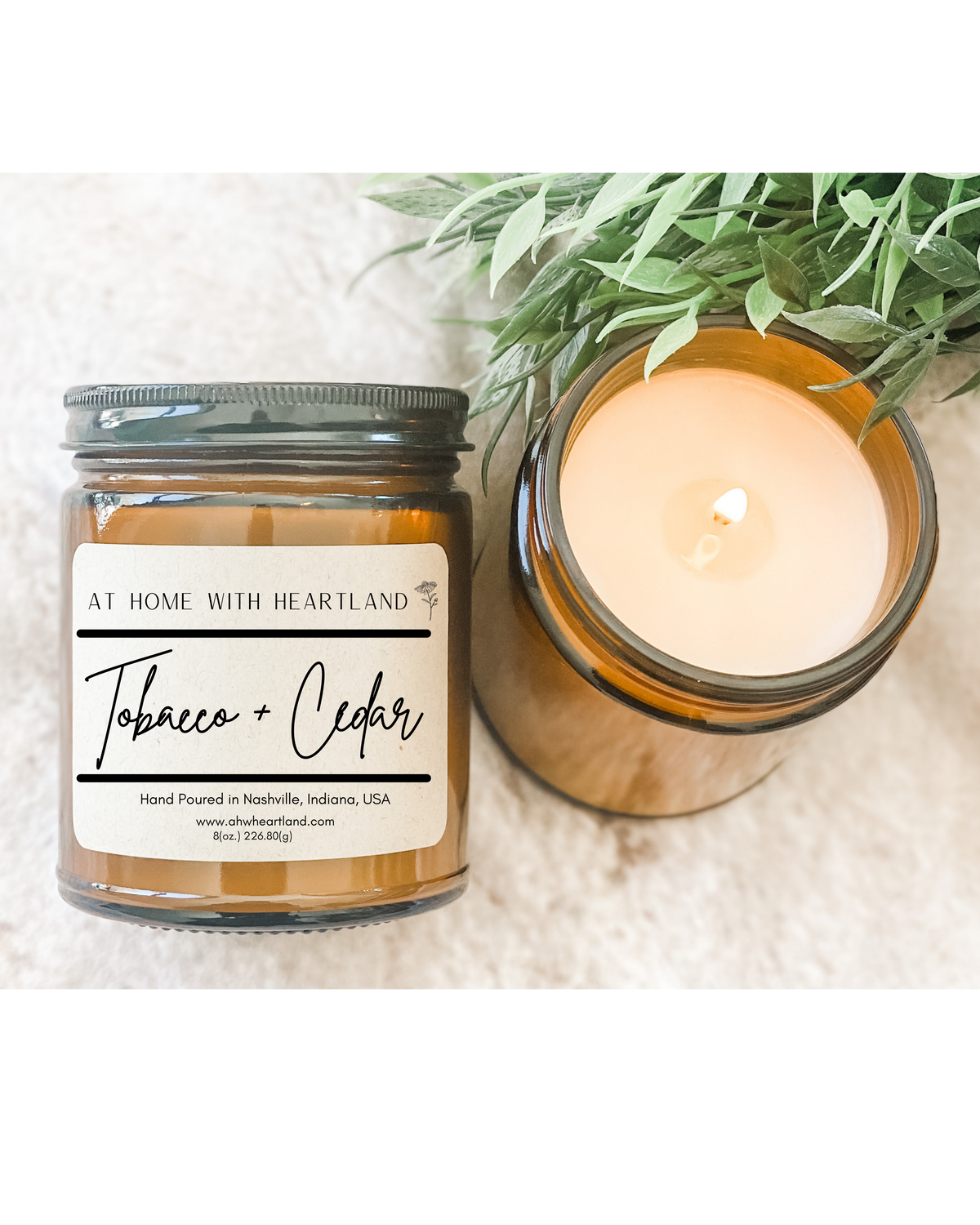 Soy Blend Candles - Tobacco & Cedar