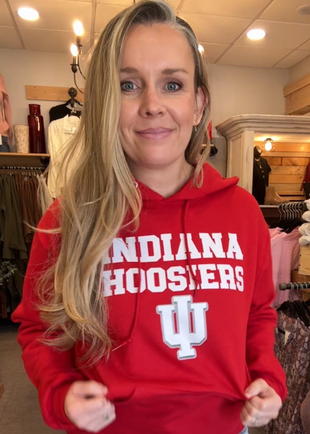 IU Logo Hoodie