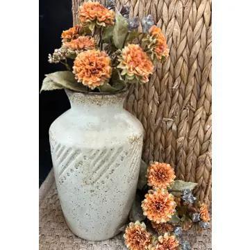 Orange Button Mum