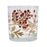 Tea Light Holder w/ Berry Design