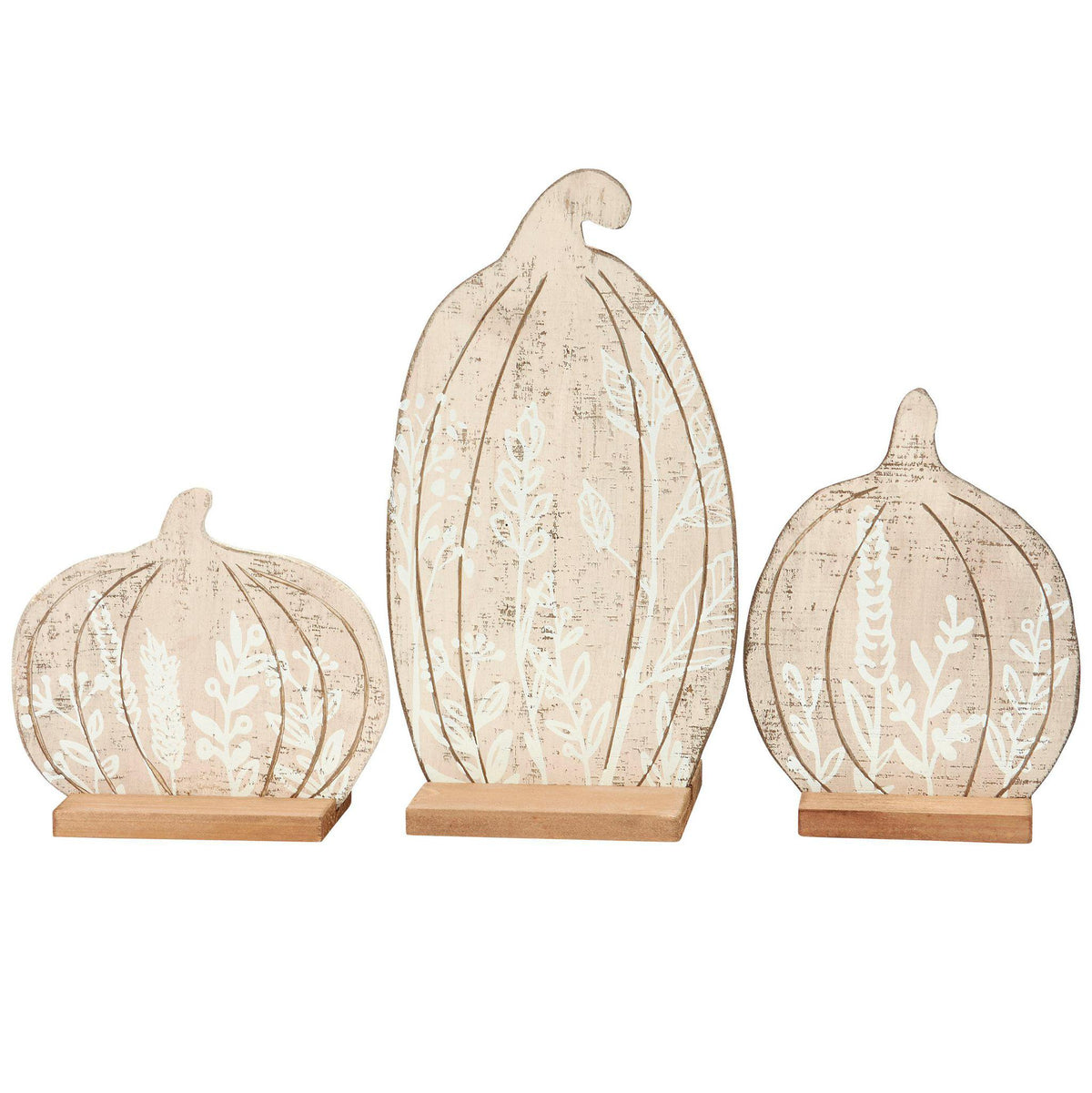 Standing Floral Pumpkins