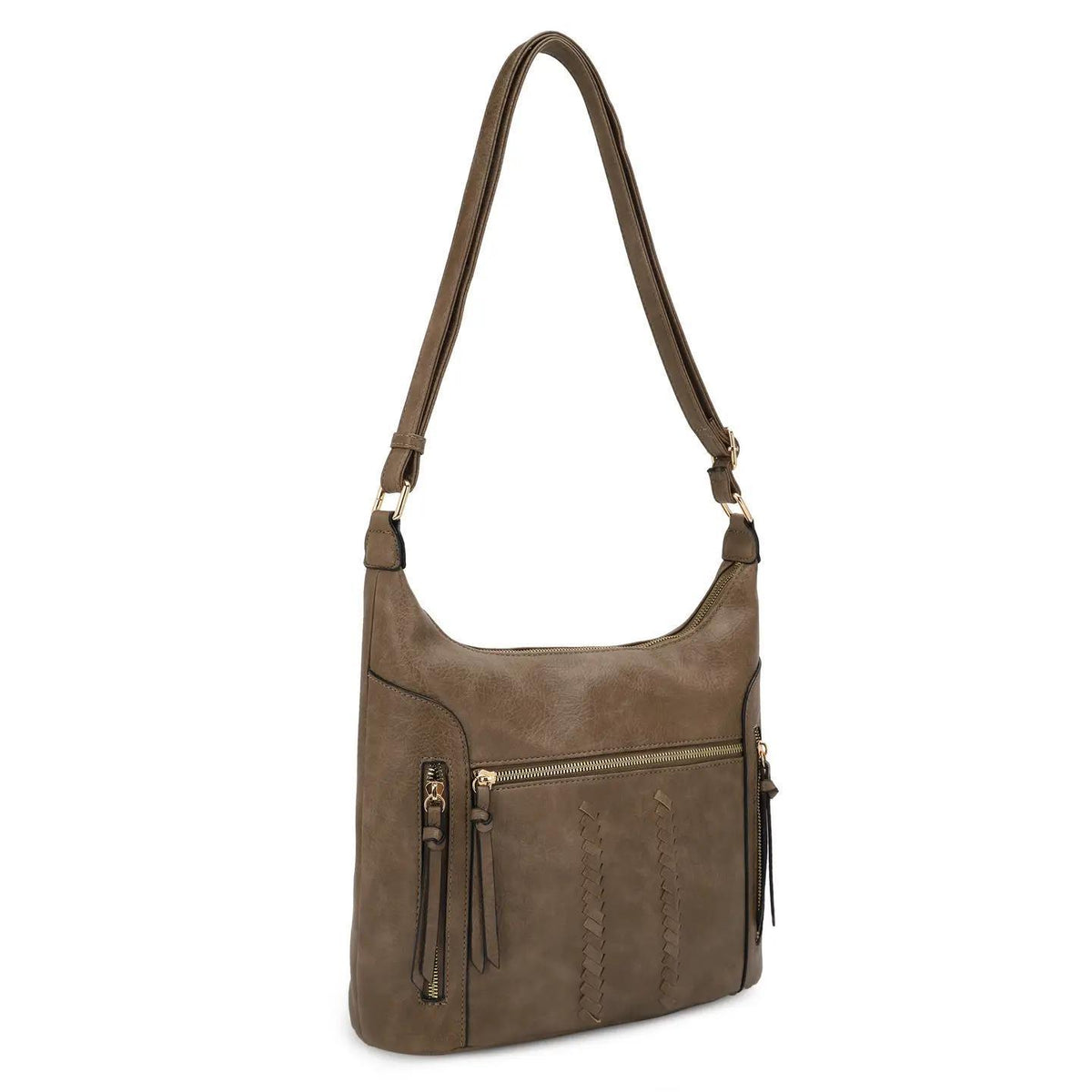 Olga Crossbody/Hobo Bag - Earth Taupe