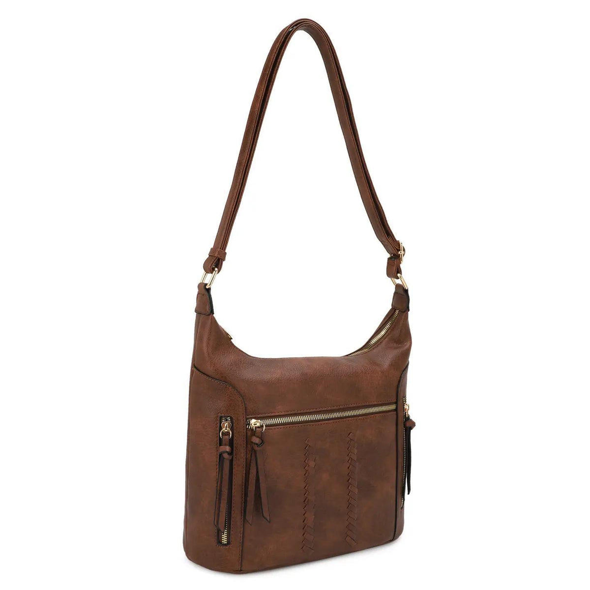 Olga Crossbody/Hobo Bag - Cognac