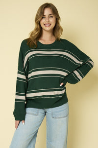 Long Sleeve Stripe Sweater