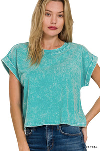 Cuffed Short Sleeve