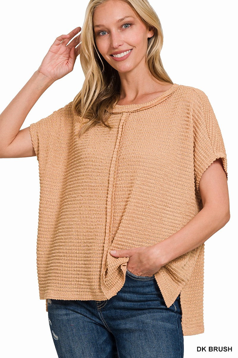 Dolman Short Sleeve Sweater
