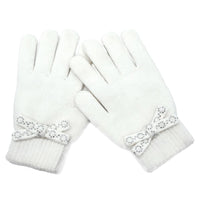 Bow Tie Cuff Detail Glove