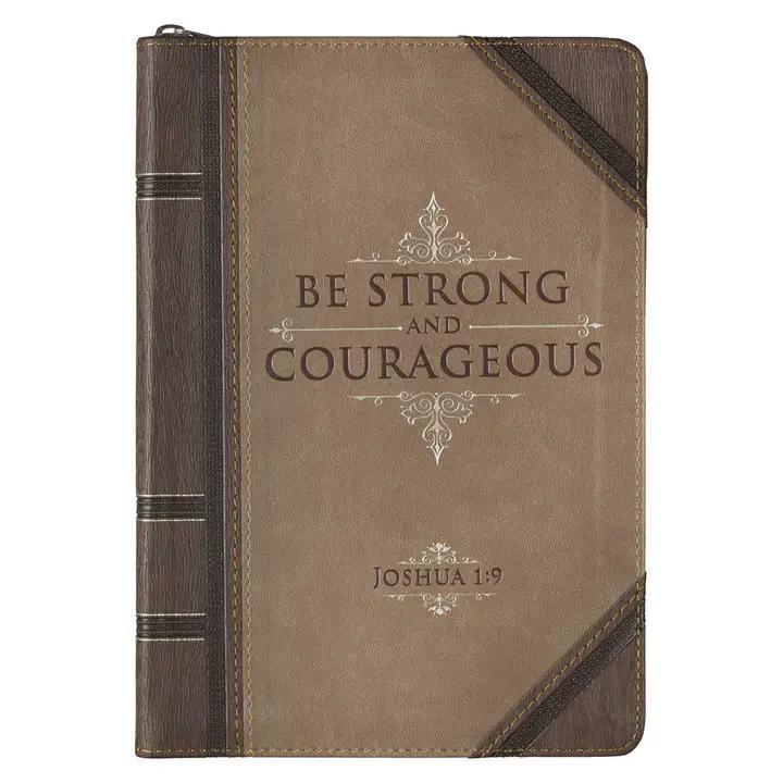 Brown Zip Journal