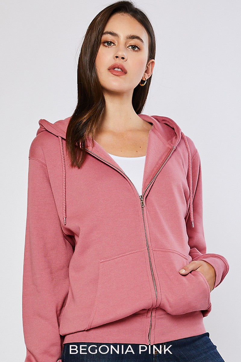 Fleece Boyfriend Fit Jacket