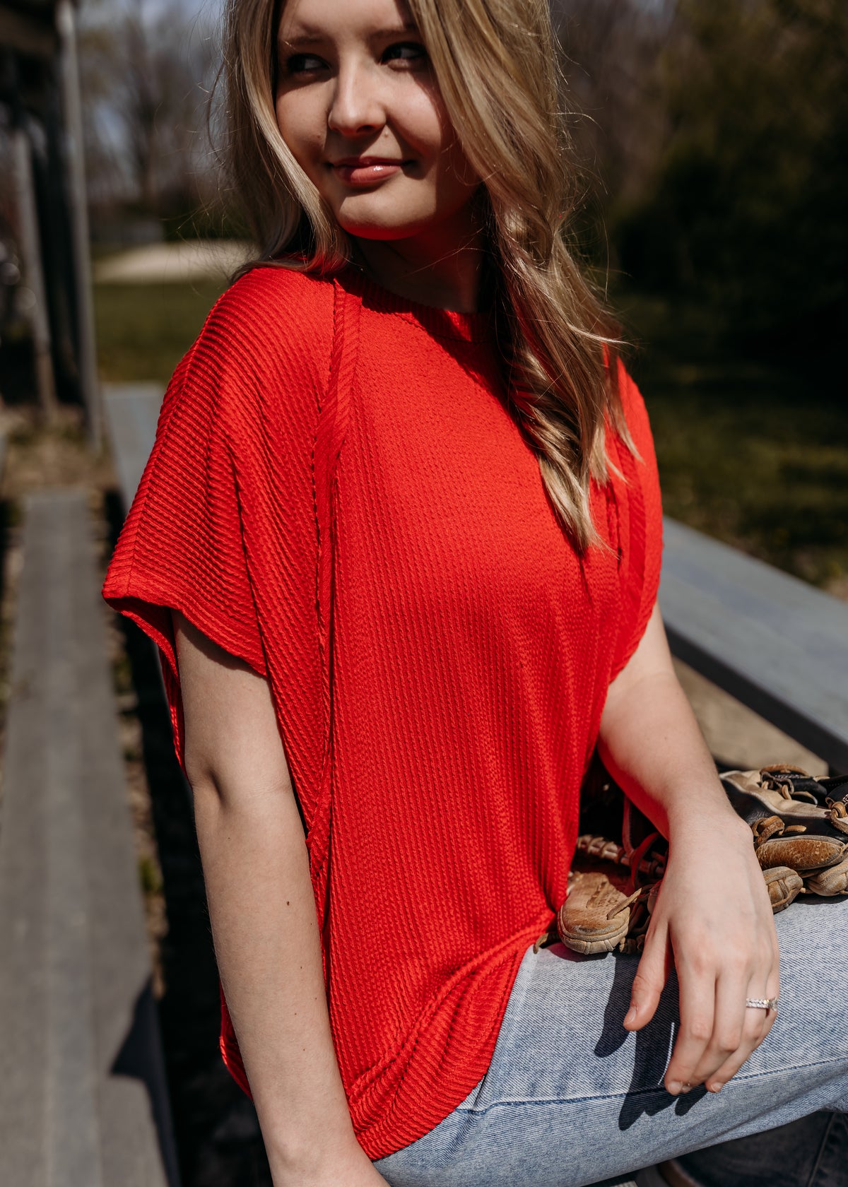 Knit Poncho Top