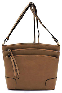 Multi Zip Pocket Crossbody