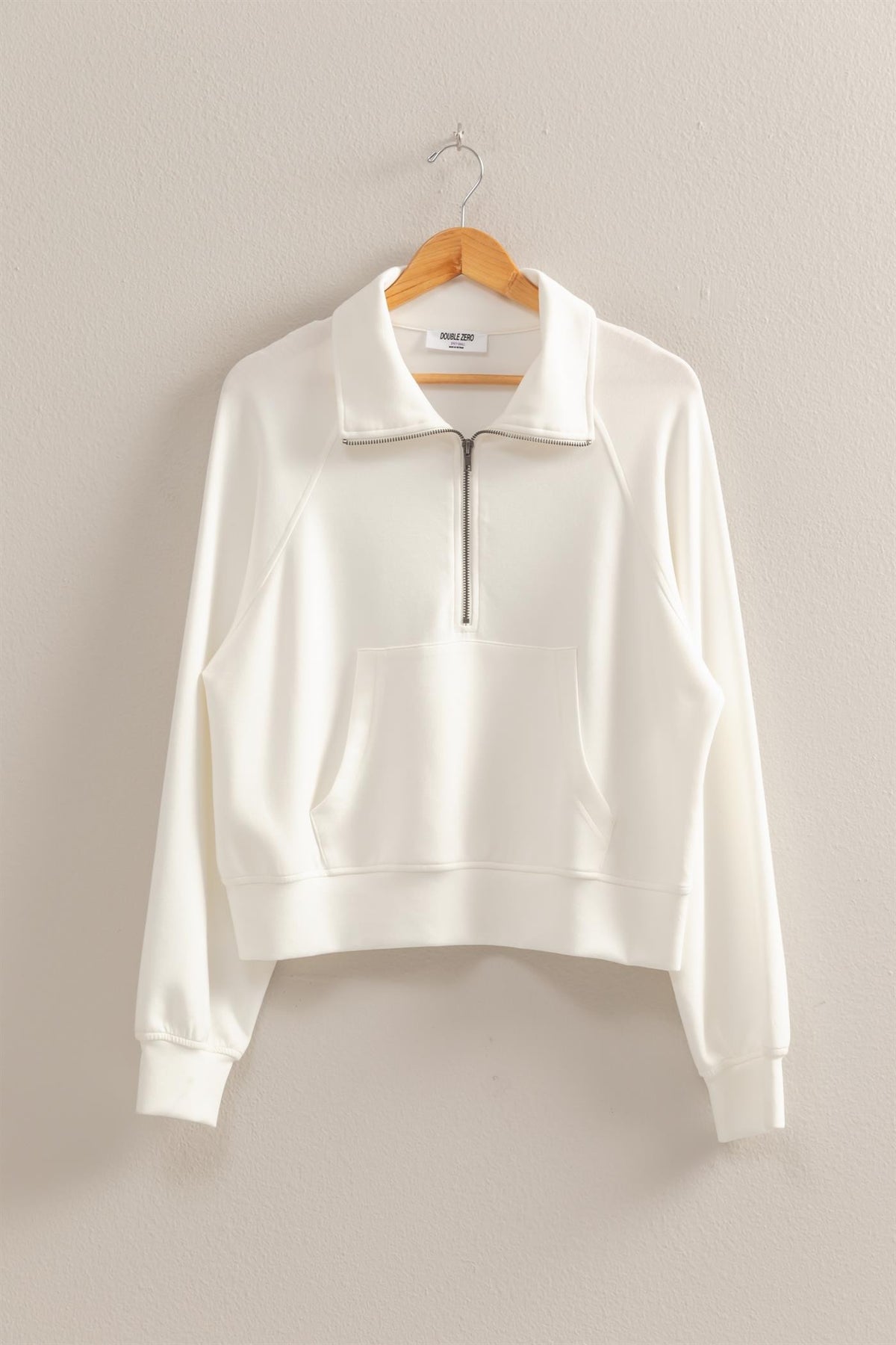 High Neck 1/2 Zip Sweatshirt