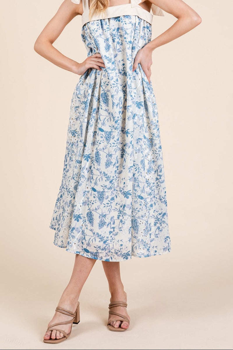 Floral Eyelet Sundress