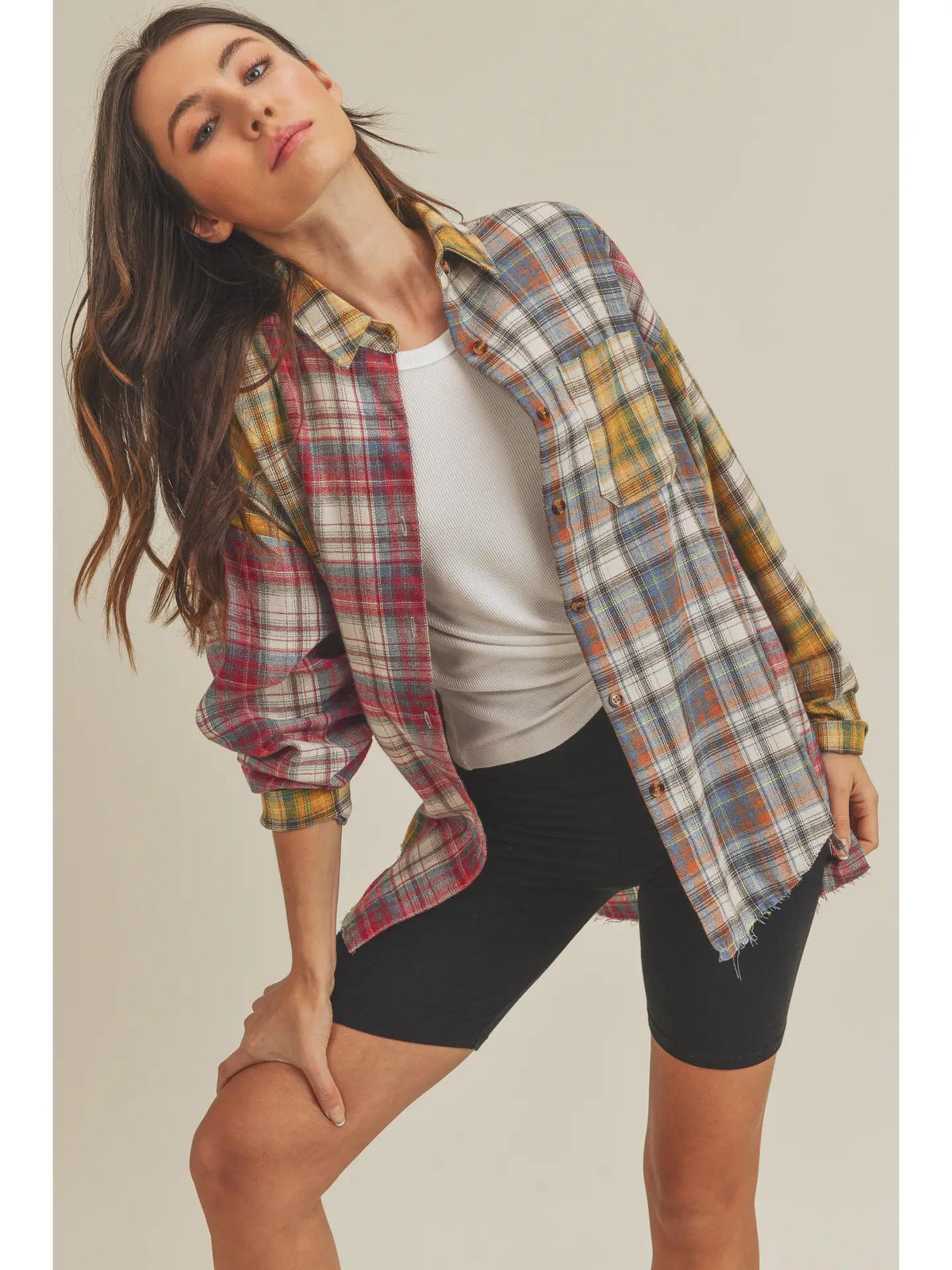 Noelle Flannel - Red