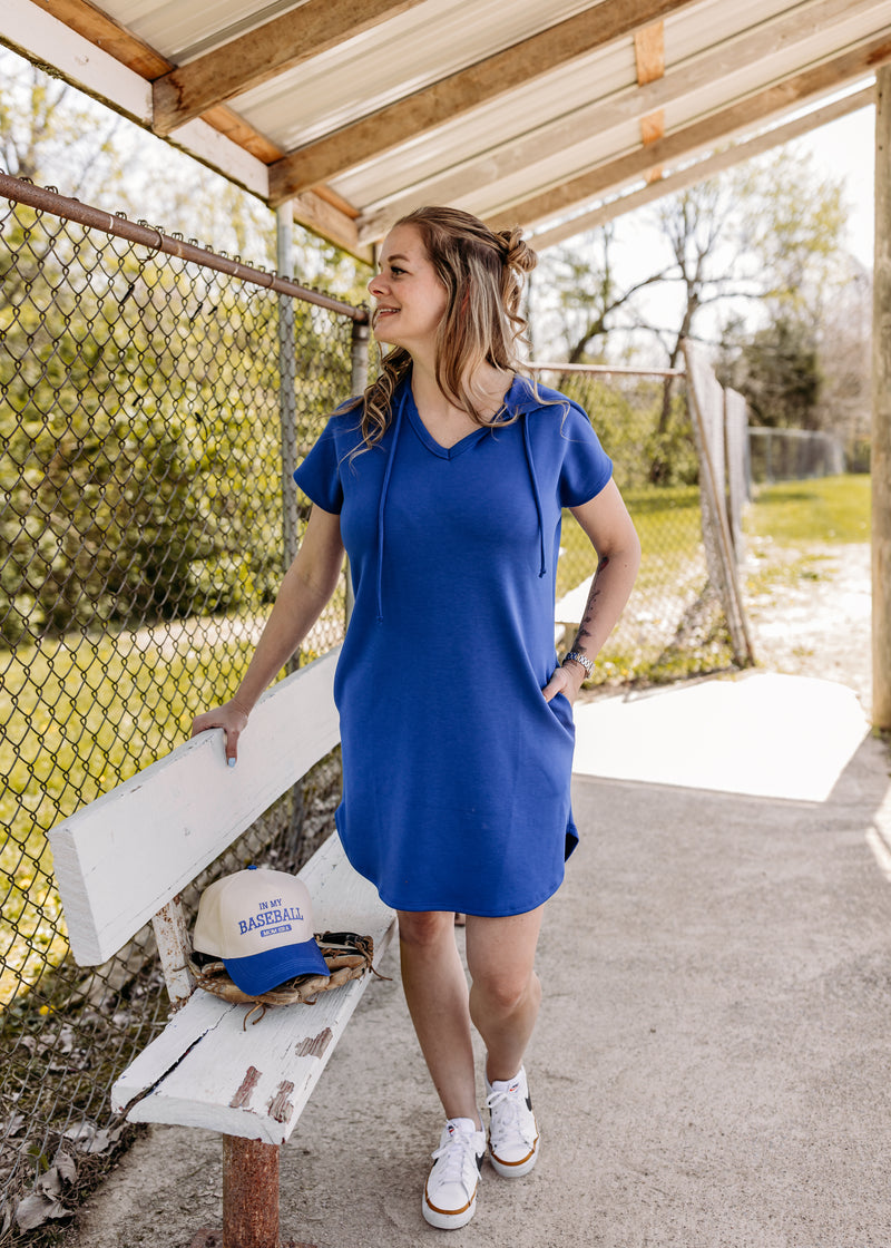Modal Hoodie Mini Dress