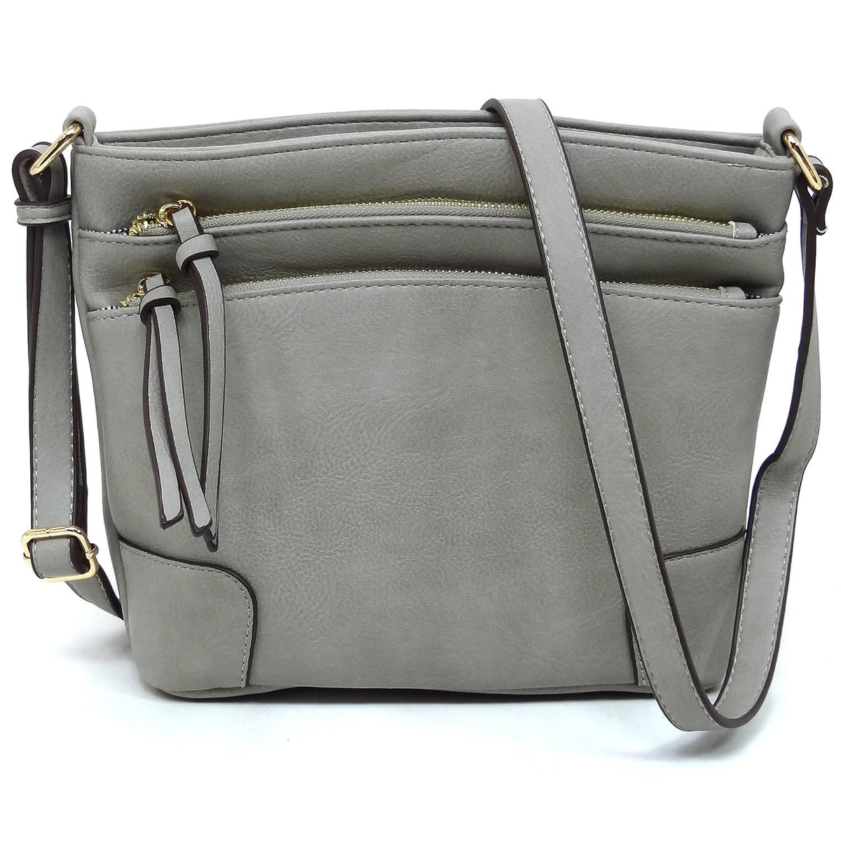 Multi Zip Pocket Crossbody