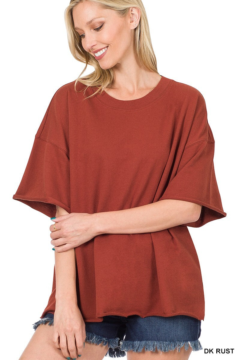 French Terry Drop Shoulder