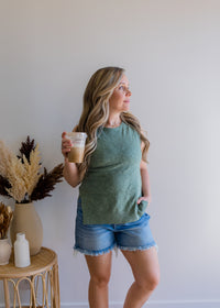 Heathered Knit Tank