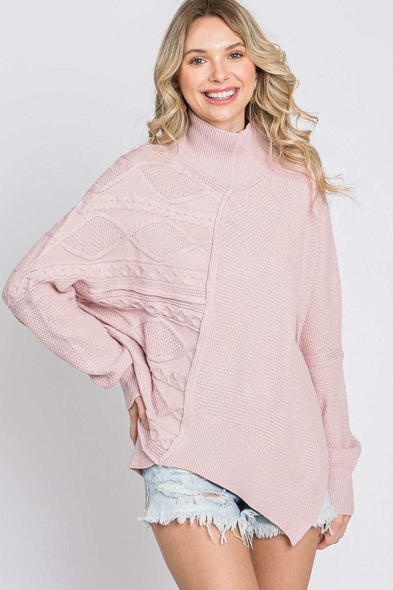 Plus Waffle Sweater