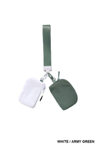 Dual Pouch Wristlet