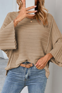 Exposed Seam Dolman Top