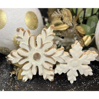 White Enamel Snowflake