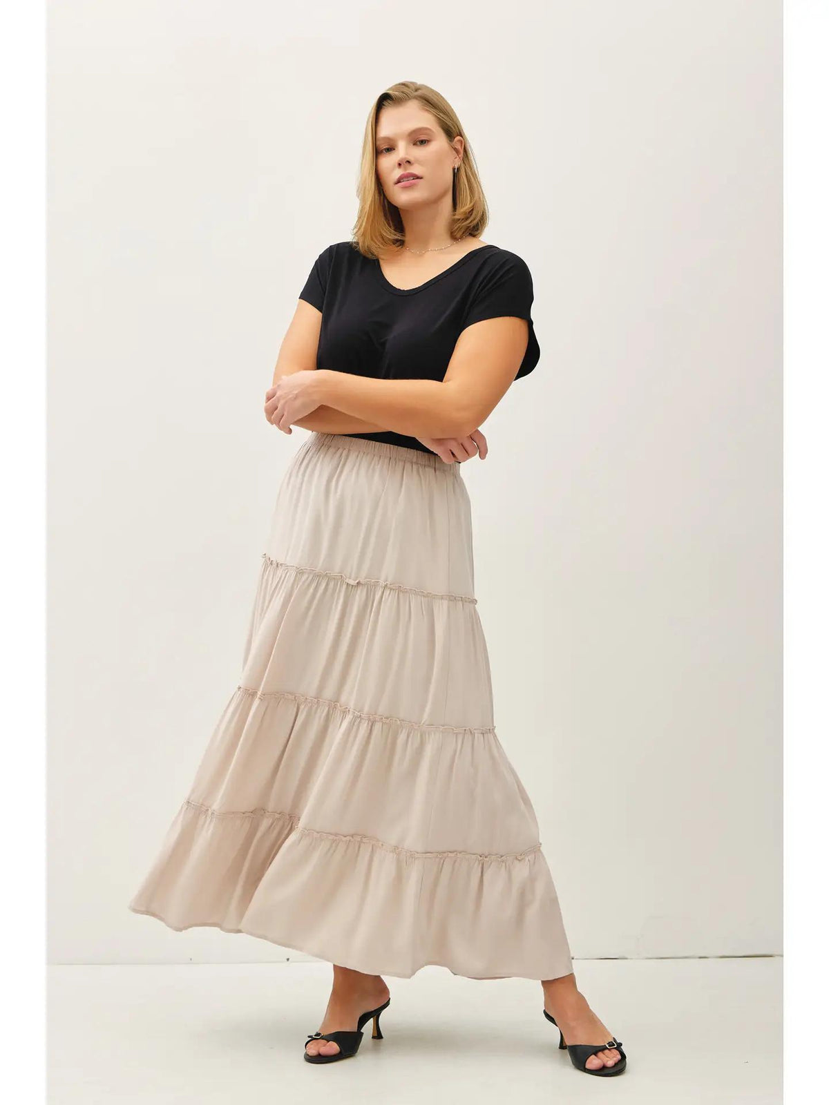 Plus 4-Tiered Maxi - Stone