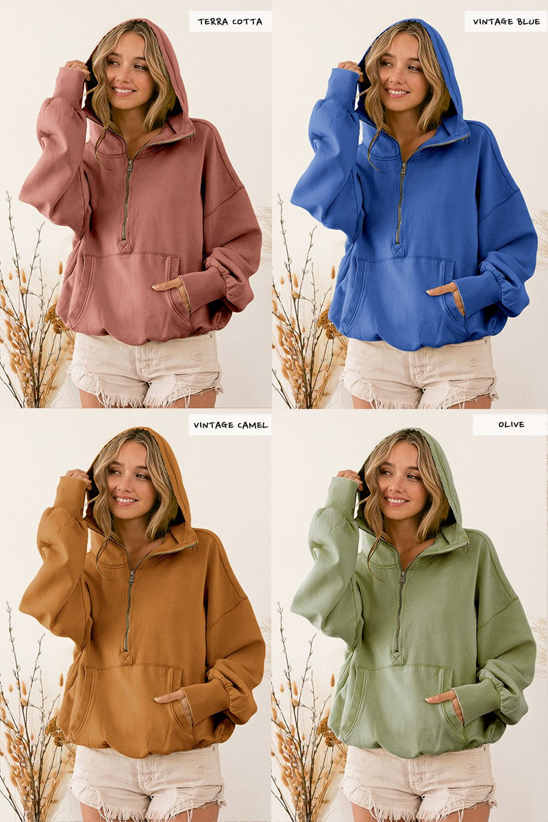 Stitch Detail Hoodie