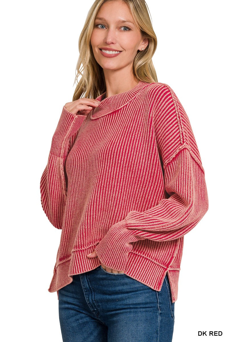 Oversized Cropped Sweater