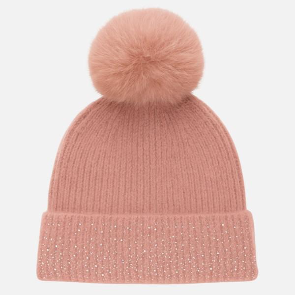 Rhinestone Cuff Beanie