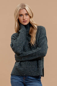 Wool Blend Turtleneck